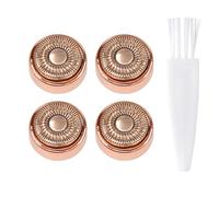 Generation 2 Replacement Heads for Flawless Facial Hair Remover, Replacement Heads for Finishing Touch Flawless Facial Hair Remover Gen 2,Facial Hair Remover Heads with Cleaning Brush for Women,4 Pack