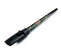 Generation Boho Model Designer English Tin Penny Whistle in D Gift Pack (Green, Blue, Red, Black) (Black)