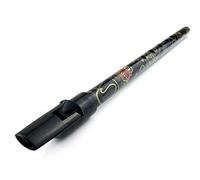 Generation Boho Model Designer English Tin Penny Whistle in D Gift Pack (Green, Blue, Red, Black) (Black)