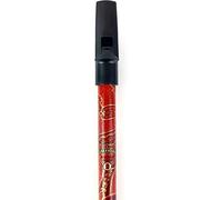 Generation Boho Model Designer English Tin Penny Whistle in D Gift Pack (Green, Blue, Red, Black) (Red)
