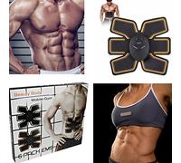 Generation Fashion 6 pack EMS ab toner machine pads for a ripped stomach! Abs electric abdominal muscle stimulator toning belt exercise equipment- for men women