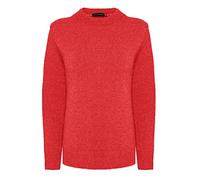 Generation Fashion New Ladies Women Knitted Long Sleeve Soft Knit Crew Neck Jumper Stretchable Sweater Pullover Top S-XL[Red, L-XL]