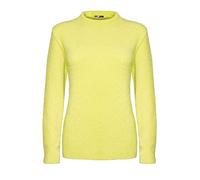 Generation Fashion New Ladies Women Knitted Long Sleeve Soft Knit Crew Neck Jumper Stretchable Sweater Pullover Top S-XL[Yellow, S-M]