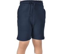 Generation-Plus+® Kids Boys Cotton Jogger Shorts - Children PE School Jogging Bottom Fleece Summer Casual Football Sports Short Pants with Pockets (Navy, 7-8 Years)