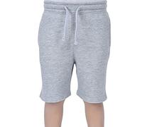 Generation-Plus+® Kids Boys Cotton Jogger Shorts - Children PE School Jogging Bottom Fleece Summer Casual Football Sports Short Pants with Pockets (Grey, 7-8 Years)