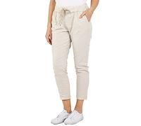 Generation-Plus+® Women's Plain Magic Trousers - Ladies Italian Yoga Pants Lagenlook Jogger Active Casual Stretchy Joggers Pant (Beige, 16-22)