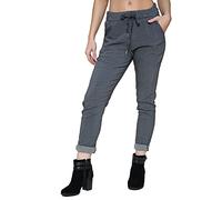 Generation-Plus+® Women's Plain Magic Trousers - Ladies Italian Yoga Pants Lagenlook Jogger Active Casual Stretchy Joggers Pant (Charcoal, 16-22)