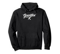 Generation X Retro 70s 80s Style Latchkey Kid Sarcastic Pullover Hoodie