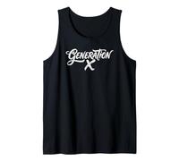 Generation X Retro 70s 80s Style Latchkey Kid Sarcastic Tank Top