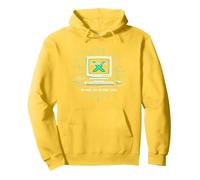 Generation X: We Made The Internet Cool Retro Computer Pullover Hoodie, Adult Unisex, Lemon, S