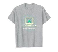 Generation X: We Made The Internet Cool Retro Computer T-Shirt, Men, Heather Grey, XL