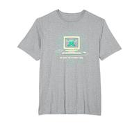 Generation X: We Made The Internet Cool Retro Computer T-Shirt, Men's Big and Tall, Heather Grey, 5X Tall