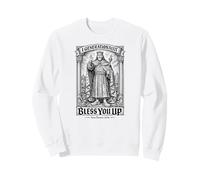 Generationally Bless You Up Funny Medieval King Crocs Sweatshirt