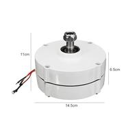 Generator 600W 800W 1000W 12V 24V 48V 3 Phase Gearless Permanent Magnet AC Alternators Use For Wind Water Turbine Diesel Engine(Without base,48V,M800W)