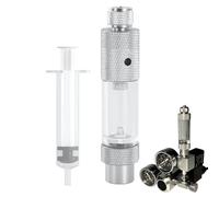 Generator Bubble Counter, Single Head Aquarium Regulator with Check Valve, Planted Tank Regulator for Fish Tank