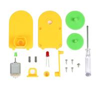 Generator Building Toy - Generator Educational Building Toy Kit, Compact Science Experiment Model with Manual Power Handle, ABS Resin DIY Project Set with Assembly Parts