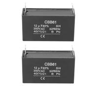Generator Capacitor Gasoline Starting 12UF Fan Motor AC Capacitor Plastic CBB61 for Various Uses