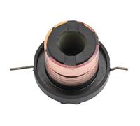 Generator Collector Copper Head Slip for Ring with 2 Copper Rings 27.7x14x8.5mm for DC Motor Power Tools and Home Appliances, Wear-Resistant Electrical Co