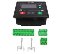 Generator Controller Multifunctional LCD Control Module Panel with Automatic Power On Off Data Measurement Alarm Protection for Generator Sets ABS Pure Copper 8 35V