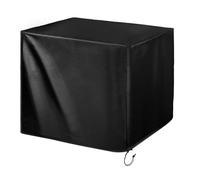 Generator Cover 32x24x24 Inches for Outdoor with Elastic Drawstring Waterproof Dustproof Heavy-Duty Oxford for Most 5000-10000W Generators (Black, 32" X 24" X 24”)