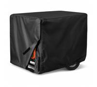 Generator Cover Portable Generators for Mi T M GEN-5000 Series 2011 2012 2013 2014 2015 2016 2017 2018,Waterproof 420D Oxford Outdoor Cover with Side Access Panel & Buckle Straps,A/Black