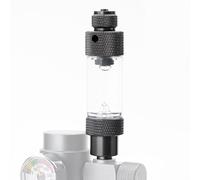 Generator for Plants, Aquarium Air Valve, Diffuser Regulator, Check Valve Included Carbon Dioxide Bubble Counter, Single/Double Head, Aquarium Diffuser, Fish Tank, Plant Fertiliser