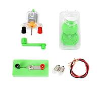 Generator Motor Set Teaching Aid Stem Physics Toy Assembling Science Kits Physical Experiment Model Generator Motor Set Stem Physics Toy Hand Generator Motor Assemble Kits