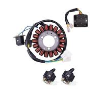 Generator Stator Comp Motorcycle Generator Magneto Stator Coil & Regulator Rectifier & Starter Solenoid Relay Kit For Hy&osung GT250 GT 250 2008 2009