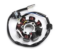 Generator Stator For GY6 49cc 50cc 80cc 100cc 139QMA 139QMB 4-Stroke 8 Poles AC Magneto Stator Motorcycle Accessories Copper Material Come Parts Motocycle Ignition Coil