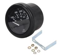 Generator Water Temperature High Precision Electromagnetic Meter 12V for Engineering Vehicles ABS Material