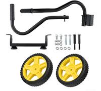 Generator Wheel Kit for 2800-4750 Watt Models, Heavy Duty Caster Kit with Handle for All Terrain Mobility, Portable Generator Mobility-Upgrade, Compact-Storage