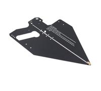 Generic 0.1-12GHz Log Periodic Antenna, Passive Directional Antenna No External Power Broadband High Gain PCB Build Portable for EMC Testing Wireless Communication