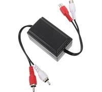 Generic -002 Car Audio Ground Loop Noise Isolator Amplifier Noise Filter for Stereo System and Speaker Hum Reduction