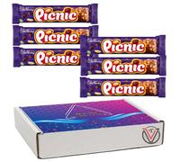 Generic 06 Bars x Picnic Chocolate Bar 48.4g | With VIMIX Gift Box