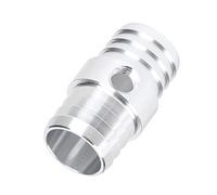 Generic 1-1/4in Hose Radiator Connector, Aluminum LS Swap Coolant Adapter, Conveniently Add a 1/8in NPT Port Into Your Radiator Hose with Integrated 1/8in NPT Port for Steam Port