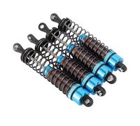 Generic 1/10 Scale RC Oil Damper Set, Machined Aluminum Alloy Material, Enhances Vehicle Stability, Fits Popular Models, 95mm Size for Compatibility (Blue)