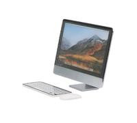 Generic 1/12 Dollhouse Desktop Computer Realistic Design Keyboard Mouse Perfect Dollhouse Accessory Plastic Material (computer three piece set)