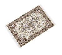 Generic 1:12 Dollhouse Miniature Silk Thread Carpet Elegant Rug for Living Room Decoration Great Miniature Enthusiasts (#3)