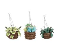 Generic 1:12 Highly Realistic Miniature Bonsai Plants for Dollhouse Scene Decor, LIFELIKE Mini Artificial Plants for Tiny Living Spaces