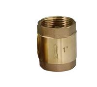 Generic 1/2" 3/4" 1" Brass Check Valve w/Filter Anti Backflow One-Way Irrigation Pipeline Self-Priming Pump Water Flow Control Adapter(3I4 Inch Check Valve)