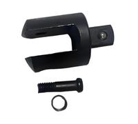 Generic 1/2-inch Drive Bar Adapter with Fixed Screw, Breaker Power Knuckle Bar Head for Mechanical Tasks in The Automotive Sector,