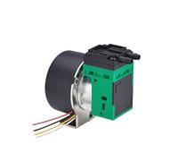 Generic 1-4.2LPM DC Brushless Speed Regulation Micro Vacuum Pump Negative Pressure Pump 12V/24V Small Sampling Pump Gas Analysis(12V G4BW12170S)