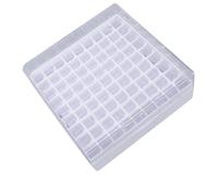 Generic 1.5-2.0ml Centrifuge Tube Freezer Storage Box, 81 Places Microcentrifuge Tubes Rack, Sample Cryogenic Holder with Consecutively Numbered Lid, Ideal for Laboratory Freezer