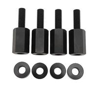 Generic 1.5 Inch Fit for Seat Riser Set of 4, Adjustable Height Lift Mounts for Enhanced Visibility and Comfort for Maverick X3 All Years (Black)