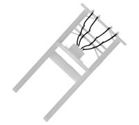 Generic 1:64 Scale Miniature Telegraph Poles Model with Intricate Details, Plastic Material Micro Landscape Accessory for Sand Table Scene, for Hobbyists and Model Enthusiasts