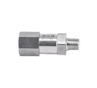 Generic 1/8" 1/4" 3/8" 1/2" 3/4" 1" BSP NPT Female Male One Way Check Valve Non-Return Inline 304 Stainless Steel Water Gas Steam Oil(1/2",Female to Male NPT)