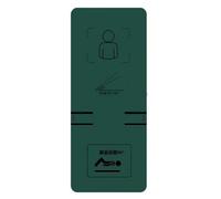 Generic 1 Exercise Mat with Angle Markings and Carrying Strap Training Suitable for Small Living Area Workouts