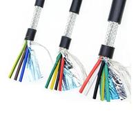 Generic 1 Meter 22AWG/20AWG 18AWG 2-16 CoreS Shielded Cable Pure Copper RVVP Shielded Wire Control Cable UL2547 Signal Wir (Color : 18 AWG 1meter, Size : 7 cores)