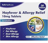 Generic 1 Month Supply Bells Healthcare Loratadine Hayfever Allergy Tablets 30 Tablets, 30 Count (Pack of 1)