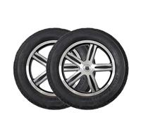 Generic 1 Pair 12½x2¼ Wheelchair Tires, Pneumatic/Solid Polyurethane Electric Wheelchair Rear Wheels Assembly with 5/8"" (17mm) Bearing and Aluminum Rim (Size : 12½x2¼A), KCBNBKINK-12½X2¼A